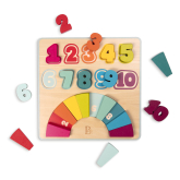 B.Toys, Drewniana układanka edukacyjna Counting Rainbows