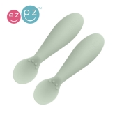 Tiny Spoon - silikonowe łyżeczki EZPZ (2 szt.) - pastelowa zieleń