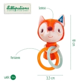 Lilliputiens, Grzechotka z obręczami Lisiczka Alice