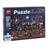 Apli Kids, Puzzle obserwacyjne las 104 elem.