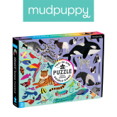 Mudpuppy, Puzzle dwustronne Królestwo zwierząt 100 elem.
