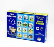 Puzzle magnetyczne Maka Kids - miesiące w walizeczce