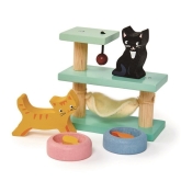 Tender Leaf Toys, Drewniane figurki do zabawy Kotki