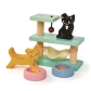 Tender Leaf Toys, Drewniane figurki do zabawy Kotki