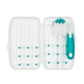 Suszarka podróżna na butelki ze szczotką OXO - Teal