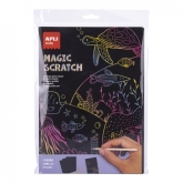 Apli Kids, Zestaw wydrapywanek magic scratch