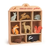 Tender Leaf Toys, Drewniane figurki do zabawy Leśne zwierzęta