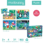 puzzle i układanki do wspólnego układania Mudpuppy