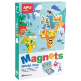 Apli Kids, Magnetyczna układanka mapa świata