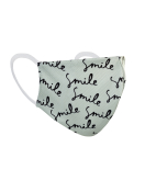 Dziecięca maseczka ochronna (2 warstwy + filtr) – Smile zielona