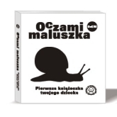 Oczami Maluszka, Czarno-biała książeczka dla niemowląt ślimak