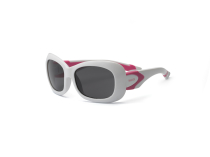 Real Shades, Okulary Breeze Polarized White and Hot Pink 7+